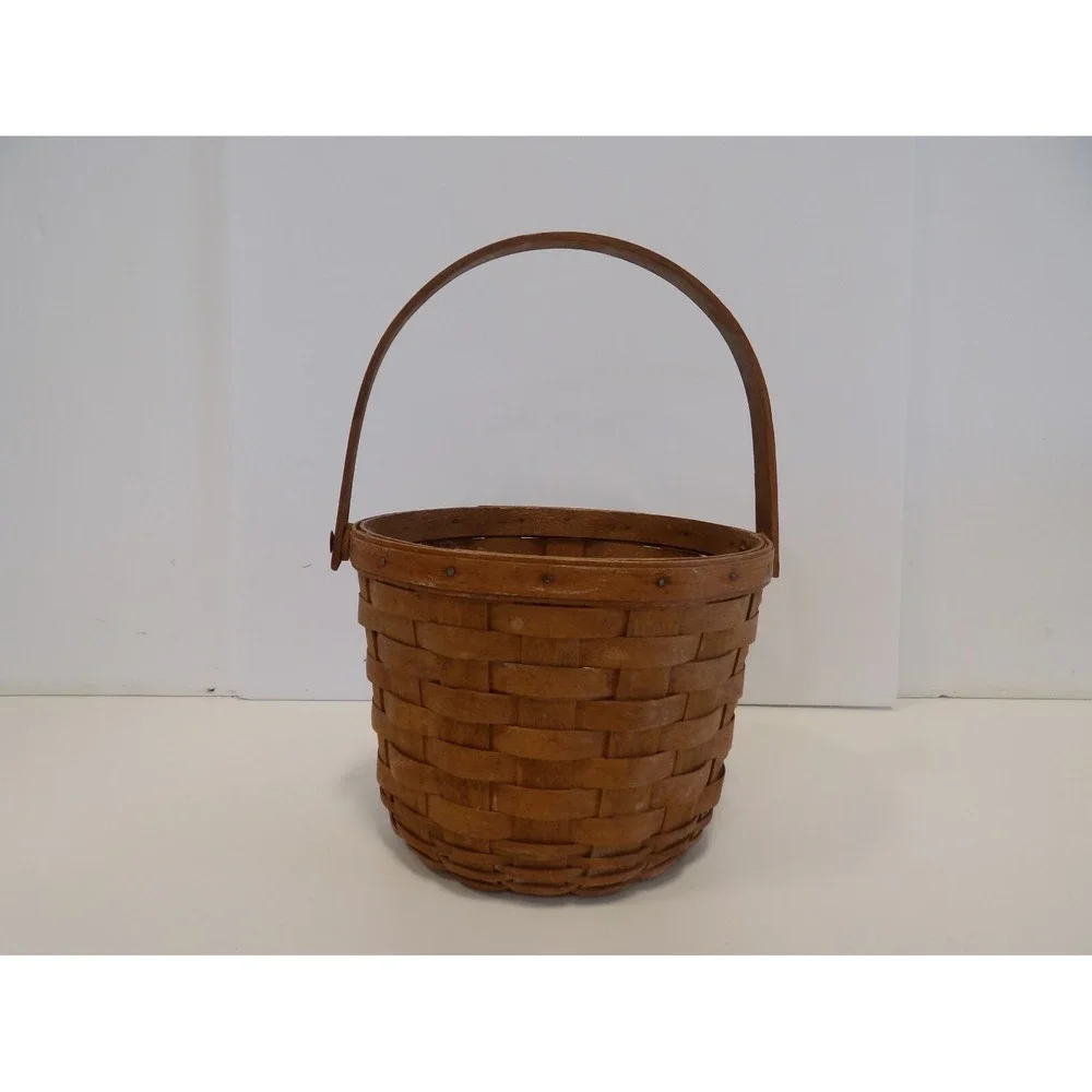 Vintage Medium Fruit Basket 1984 Longaberger -- DK Stain -- Original